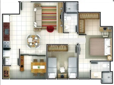imagem 5 - Venda de apartamento 63m² com varanda imagem 5 - Venda de apartamento 63m² com varanda